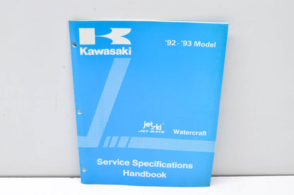 OEM Kawasaki 99926-1023-01 Service Hand Book 92-93 J/S NOS