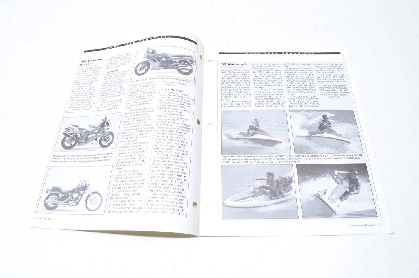 OEM Kawasaki DU002-13 K Tech News Fall 1994 Volume 7 Number 3
