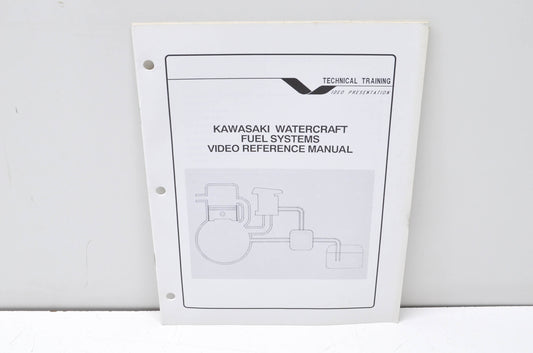 OEM Kawasaki STC-FULSYSVRM89 Watercraft Fuel Systems Video Reference Manual