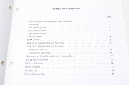 OEM Kawasaki STC-FULSYSVRM89 Watercraft Fuel Systems Video Reference Manual