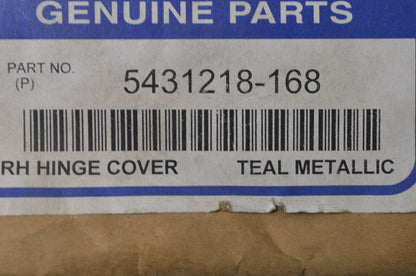 New OEM Polaris Teal Hinge Cover NOS