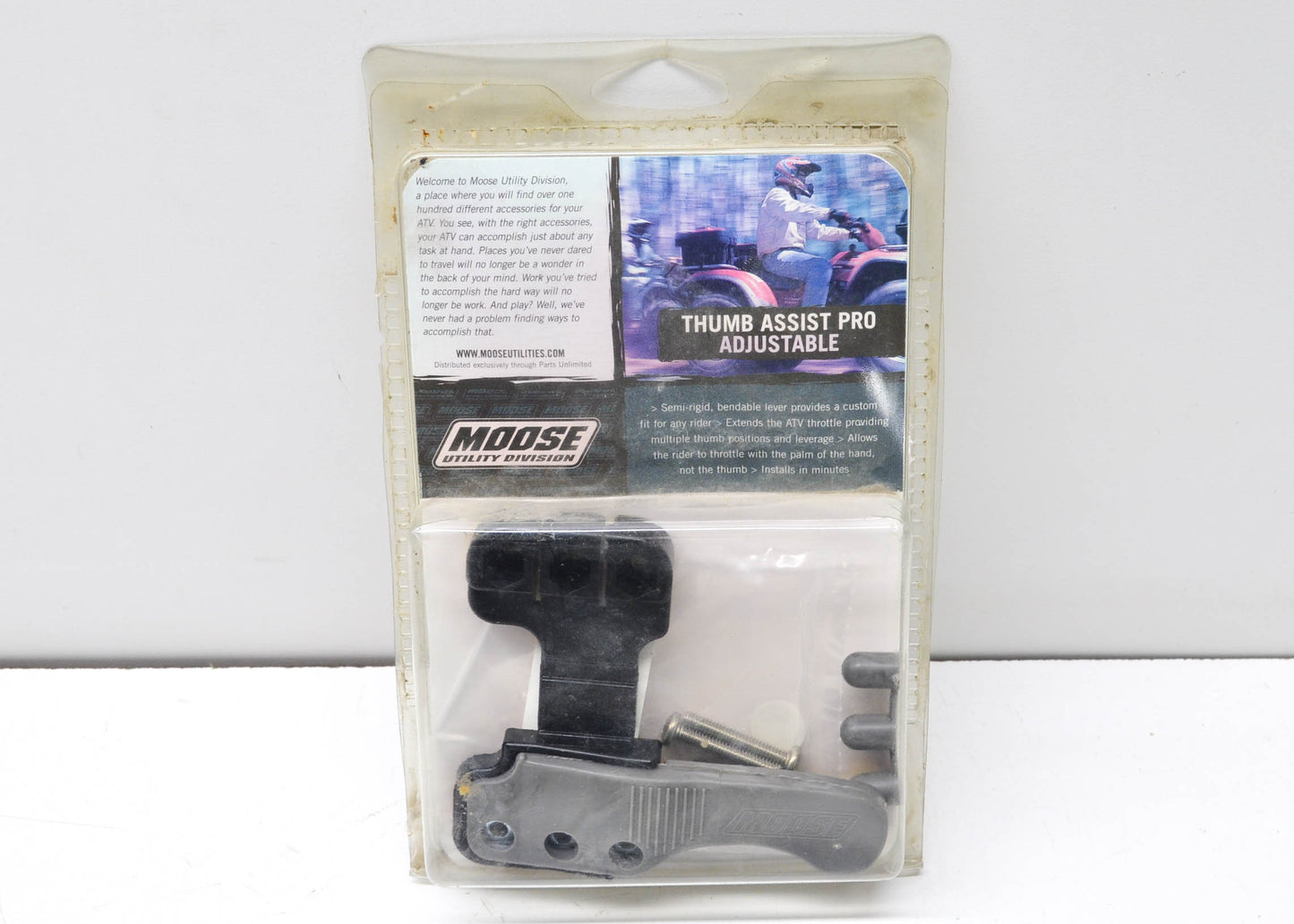 New OEM Moose Universal Adjustable ATV Thumb Throttle Assist Pro Kit NOS