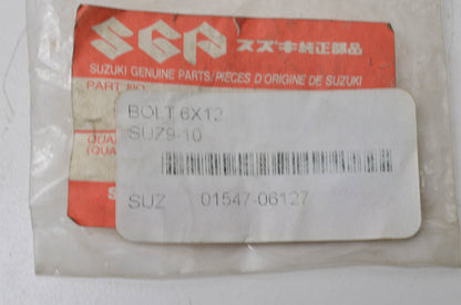 OEM Suzuki 01547-06127 Bolt 6X12 NOS
