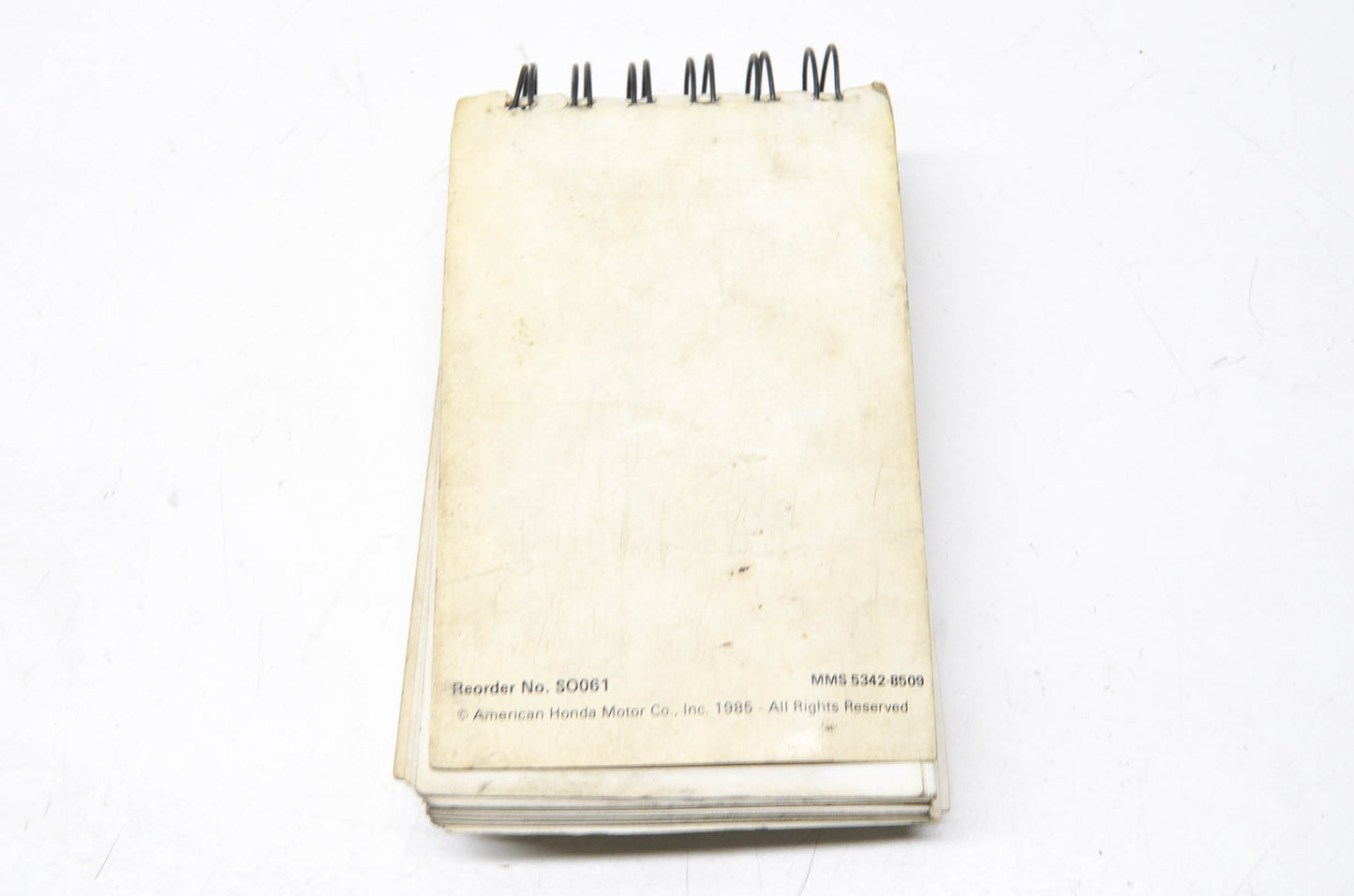 OEM Honda 1981-1985 U.S. Models Motorcycle, ATV, Motor Scooter Spec Manual