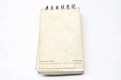 OEM Honda 1981-1985 U.S. Models Motorcycle, ATV, Motor Scooter Spec Manual