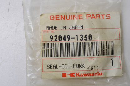 OEM Kawasaki 92049-1350 Fork Oil Seal NOS