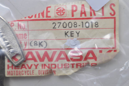 OEM Kawasaki 27008-1018 Blank Key NOS