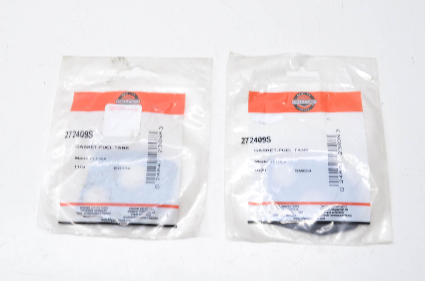 OEM Briggs & Stratton 272409S Gasket Qty 2 NOS