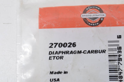 New OEM Briggs & Stratton Gasket QTY 2 NOS