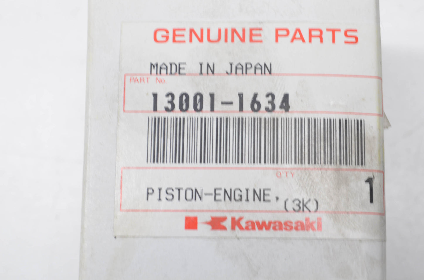 New OEM Kawasaki 13001-1634 Size B Engine Piston NOS