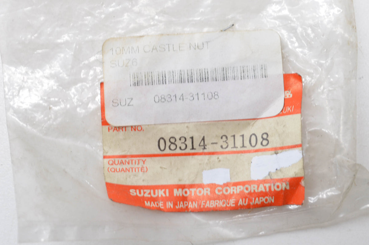 New OEM Suzuki 08314-31108 Nut NOS