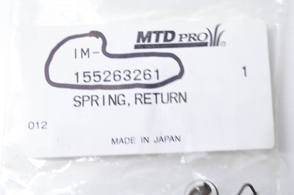 MTD IM-155263261 Return Spring NOS