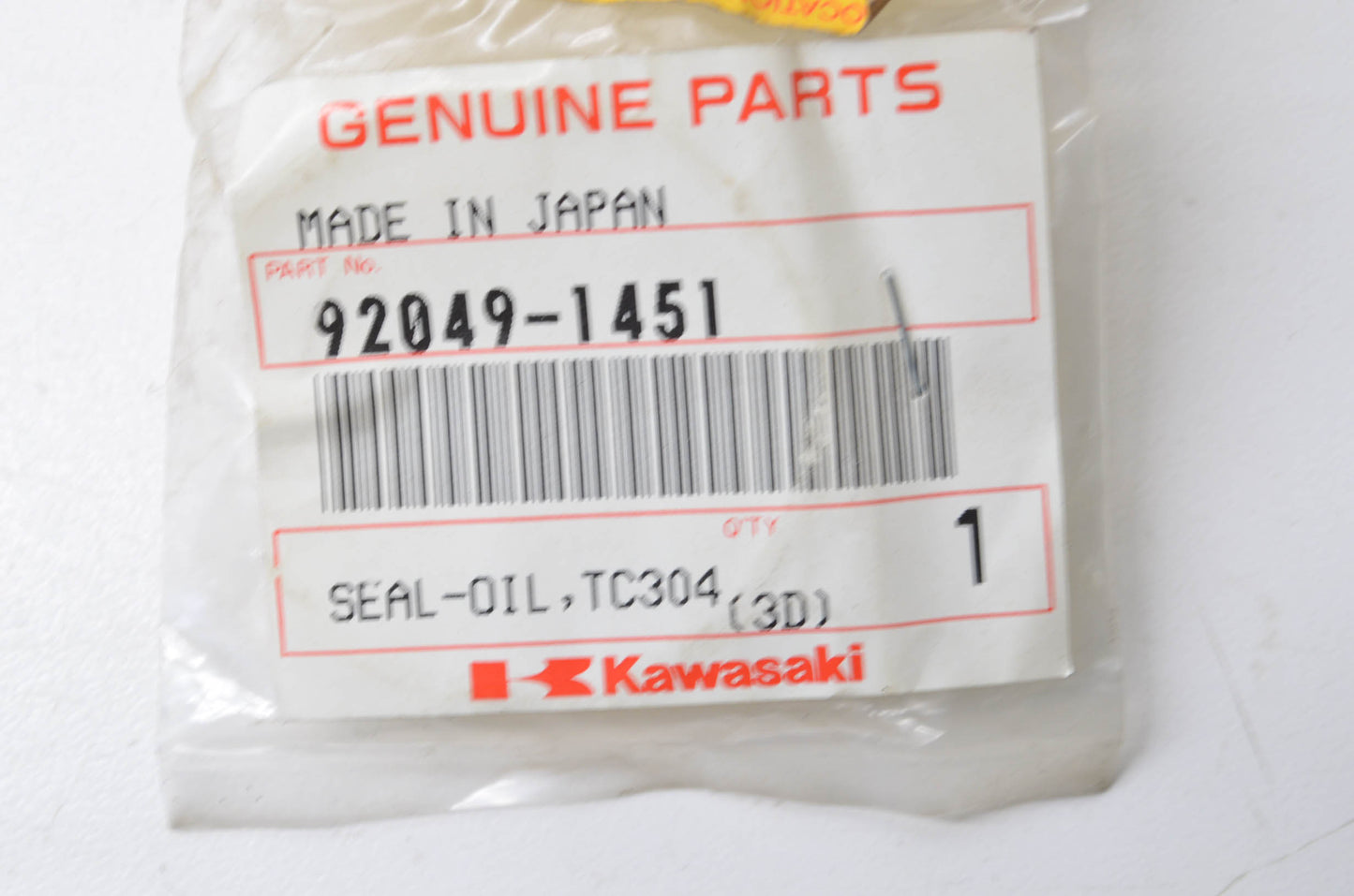 OEM Kawasaki 92049-1451 Oil Seal TC30458 NOS