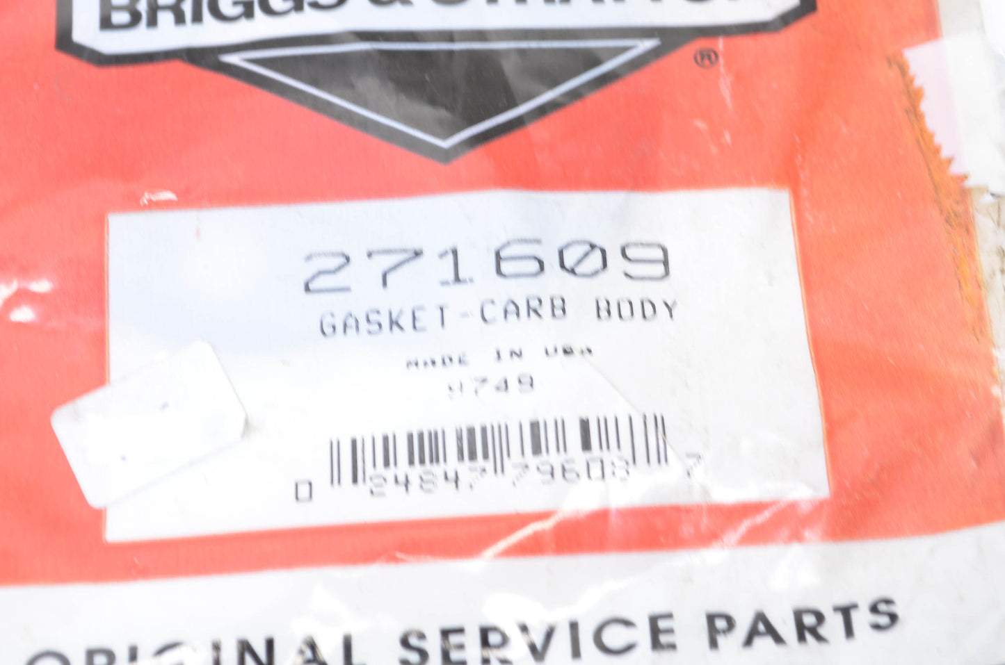 OEM Briggs & Stratton 271609 Gasket Qty 2 NOS