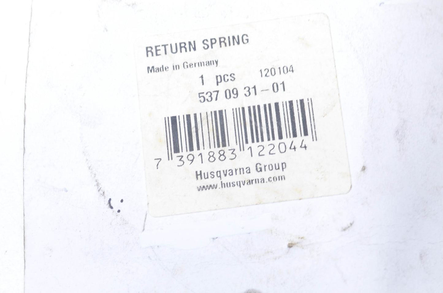 OEM Husqvarna 537 09 31-01 Recoil Return Spring NOS