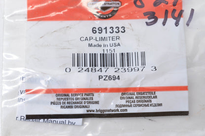 New OEM Briggs & Stratton Limiter Cap NOS