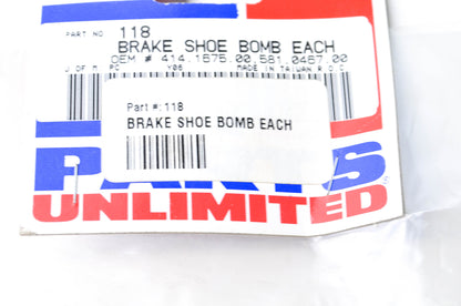 Parts Unlimited 118 Brake Shoe NOS