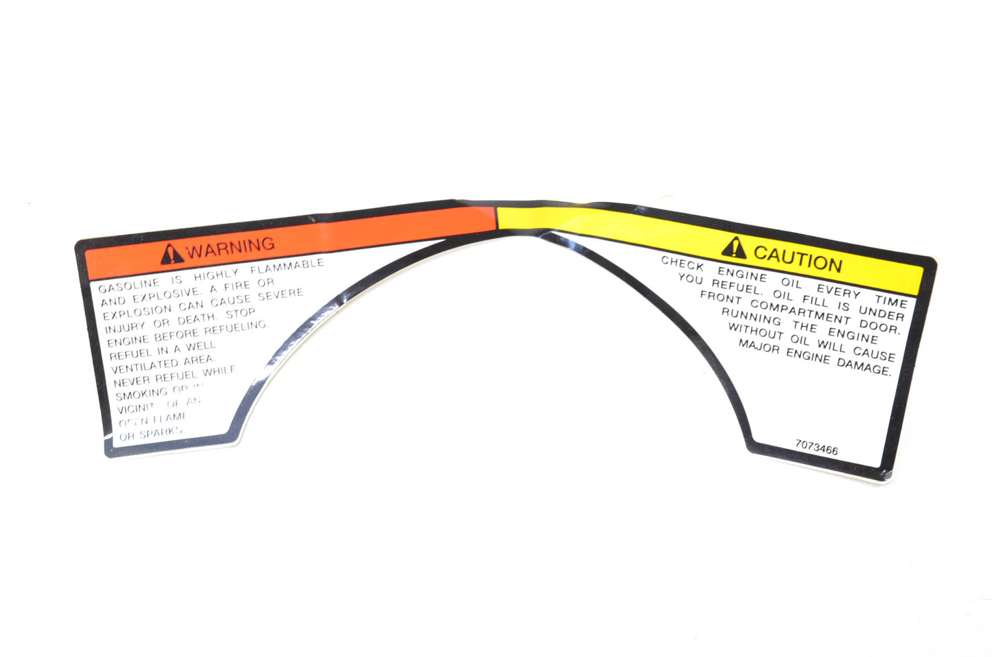 New OEM Polaris Warning Decal NOS