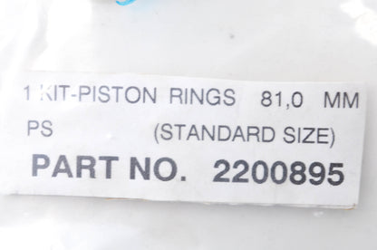 OEM Polaris 2200895 Piston Ring Kit 81mm NOS