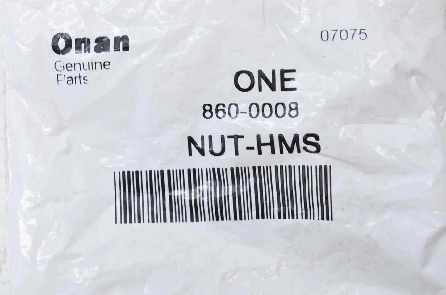 Onan 860-0008 Nut NOS