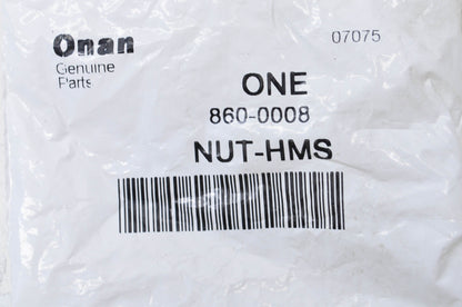 Onan 860-0008 Nut NOS