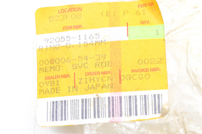 OEM Kawasaki 92055-1165 O-Ring 154mm NOS