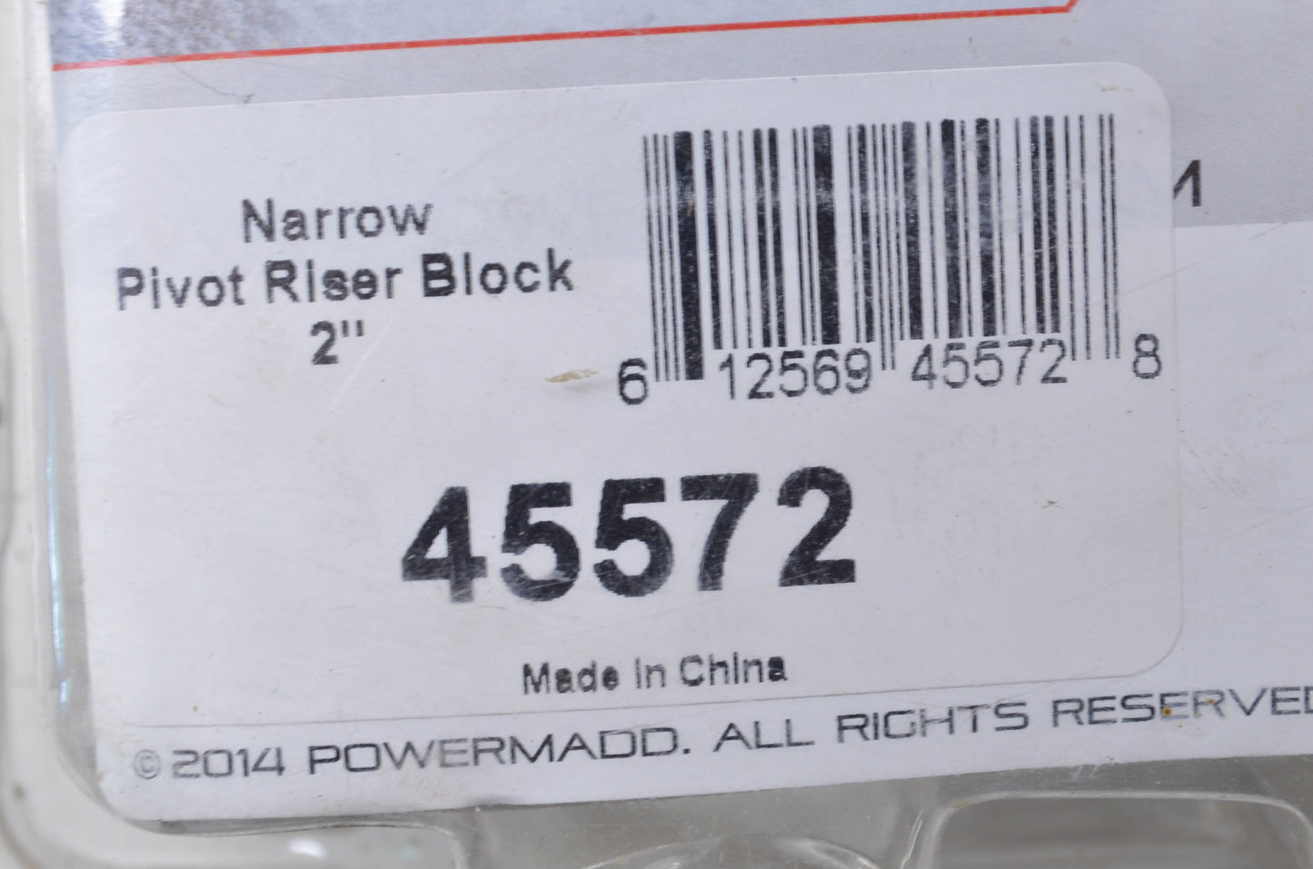 New PowerMadd Narrow Pivot Riser Block NOS