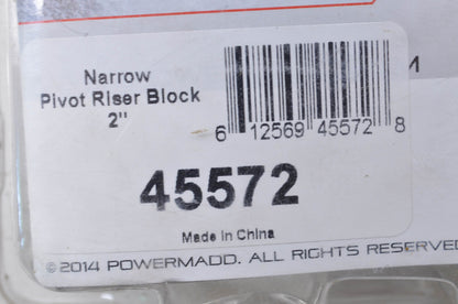 New PowerMadd Narrow Pivot Riser Block NOS