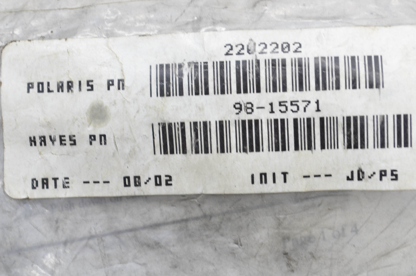 Polaris Brake Pad Kit NOS