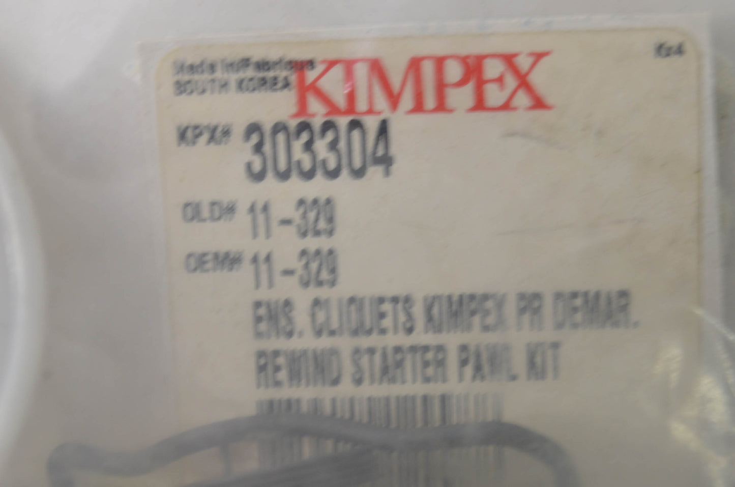 New Kimpex Rewind Starter Pawl Kit NOS