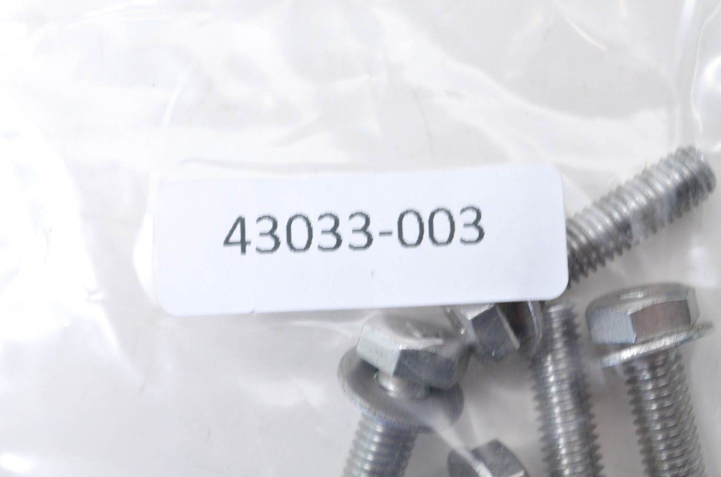 OEM Kawasaki 43033-003 Hex Head Bolt 6X25 NOS