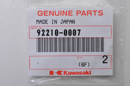 OEM Kawasaki 92210-0007 Flanged Nut 5mm Qty 2 NOS