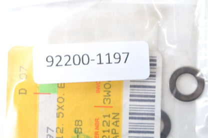 OEM Kawasaki 92200-1197 Washer 7X12.5X0.8 NOS