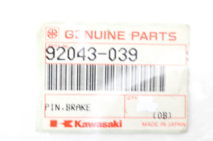 OEM Kawasaki 92043-039 Brake Pin NOS