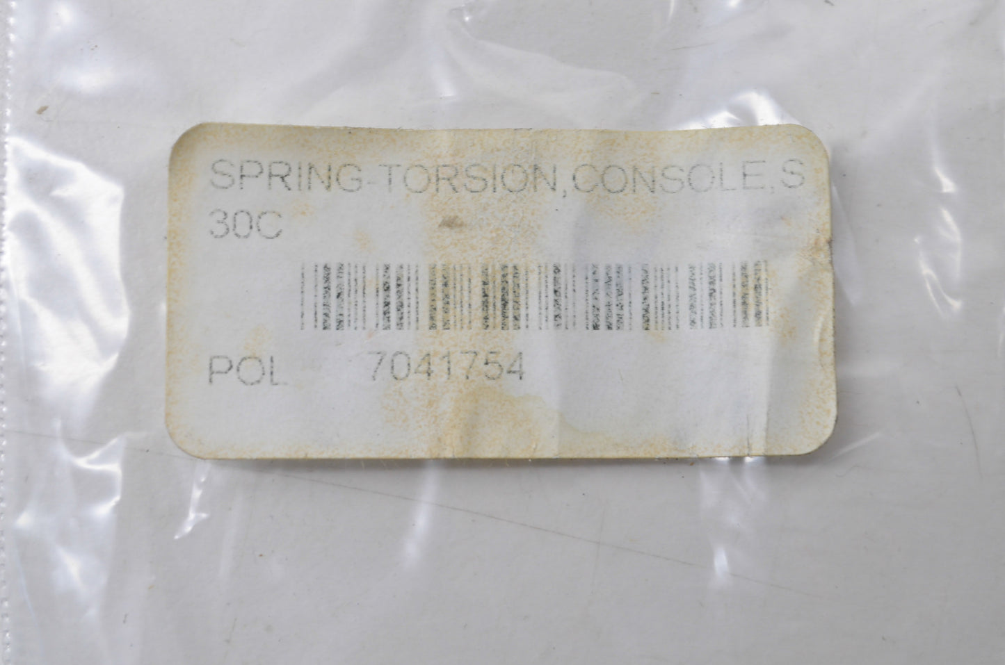 OEM Polaris 7041754 Stainless Steel Console Torsion Spring Qty 4 NOS