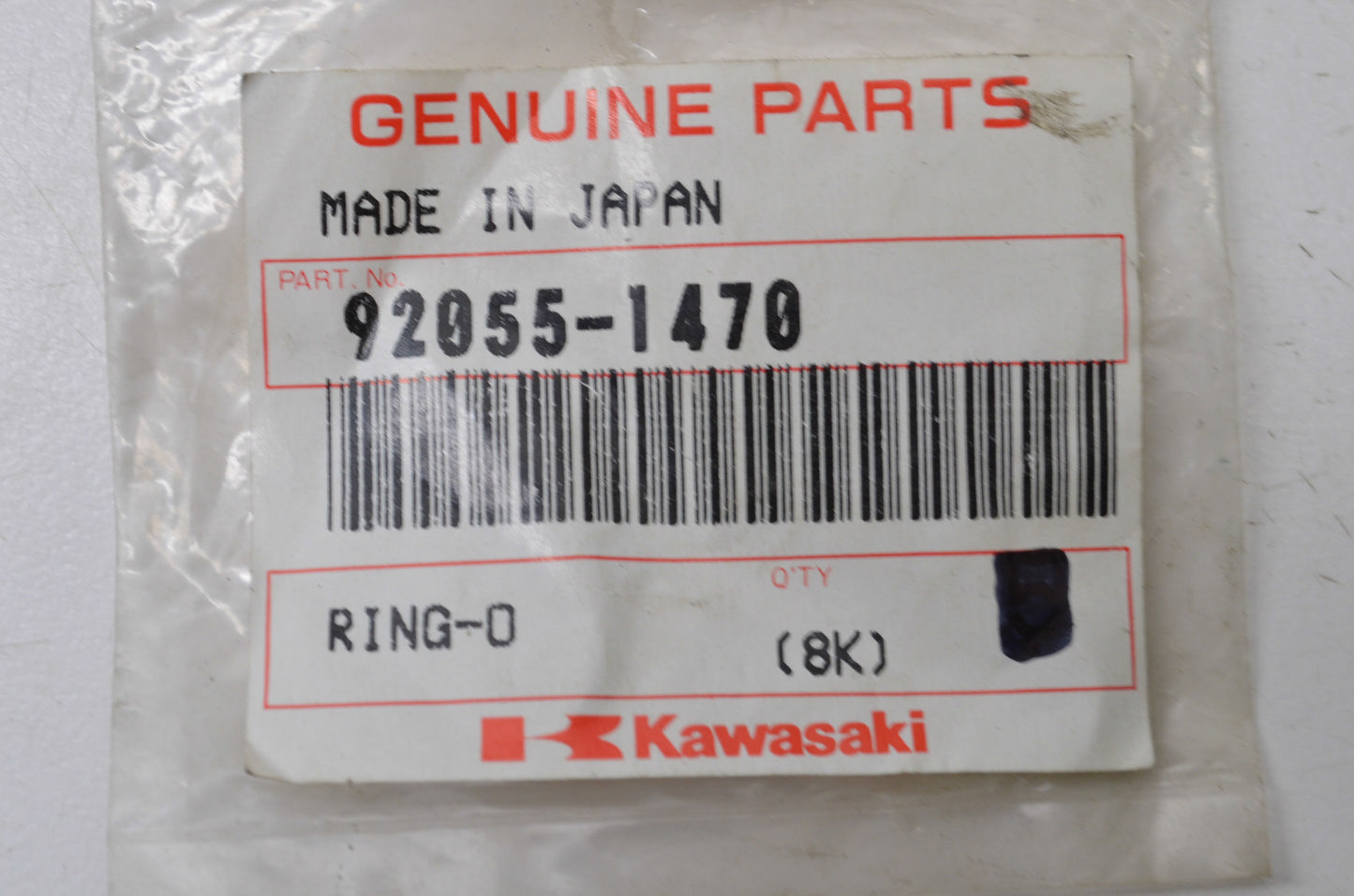 OEM Kawasaki 92055-1470 O-Ring Qty 3 NOS