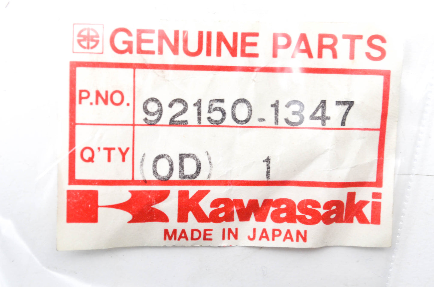 OEM Kawasaki 92150-1347 Socket Bolt 10X23 NOS
