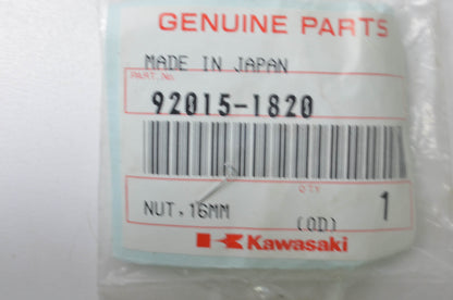 OEM Kawasaki 92015-1820 Nut 16MM NOS
