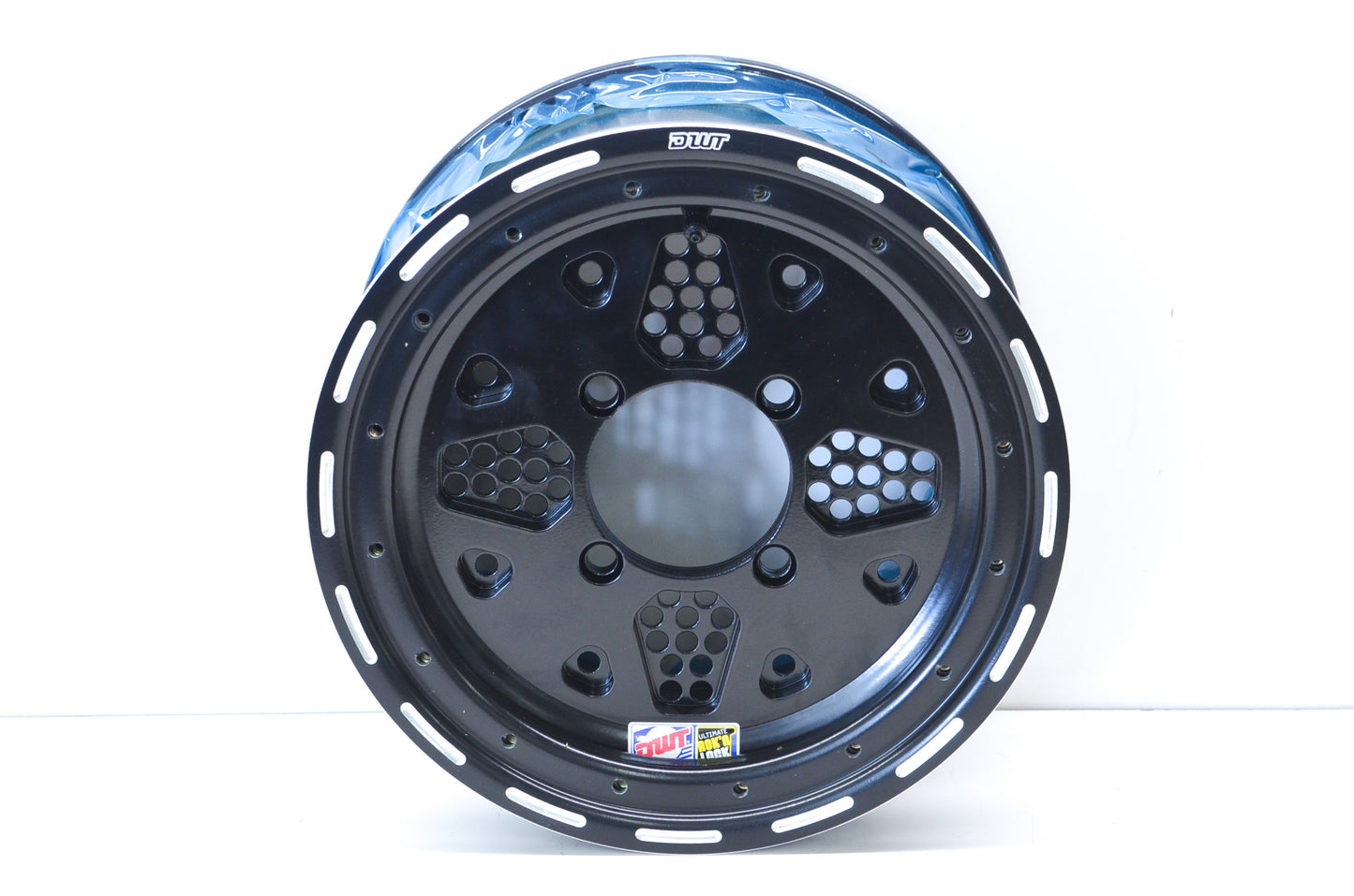 New DWT Black Rok'N Lock Beadlock Utility Wheel Rim 12X7 5+2 4/110 NOS