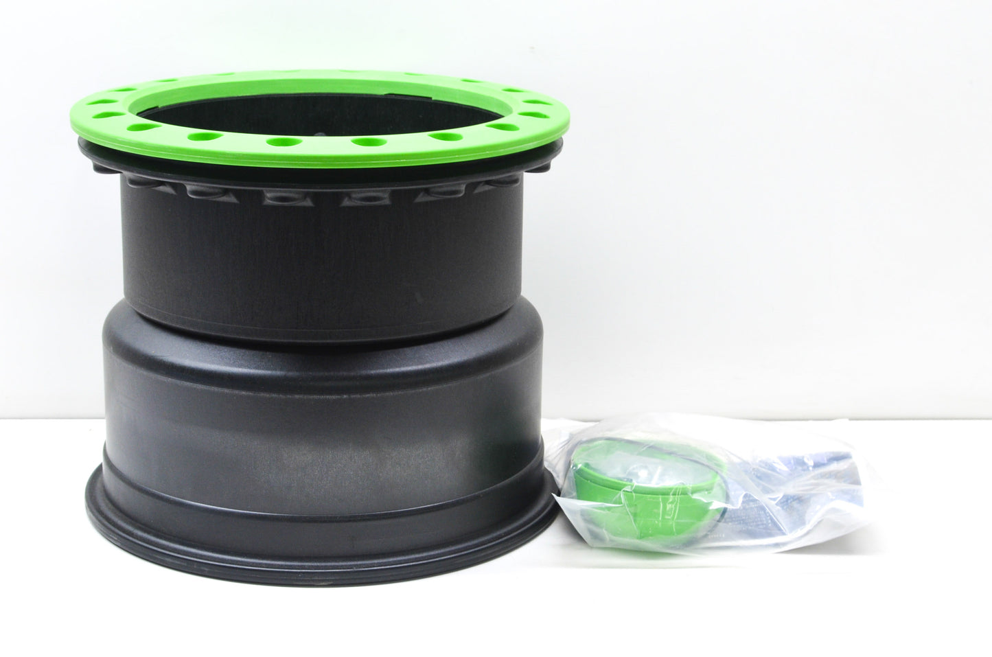Hiper 1210-PGN02-55-SBL-GN Green Sidewinder Wheel Rim 12X10 5+5 4/156 Beadlock