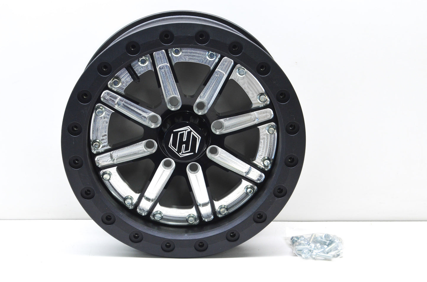 New Hiper Black Sidewinder Wheel Rim14X6 14' 4+2 4/110, 115 NOS