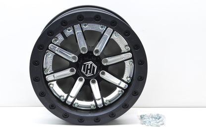 New Hiper Black Sidewinder Wheel Rim14X6 14' 4+2 4/110, 115 NOS