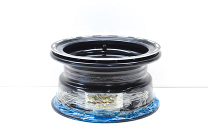DWT Black Rok'N Lock Beadlock Utility Wheel Rim 12X7 4+3 4/136