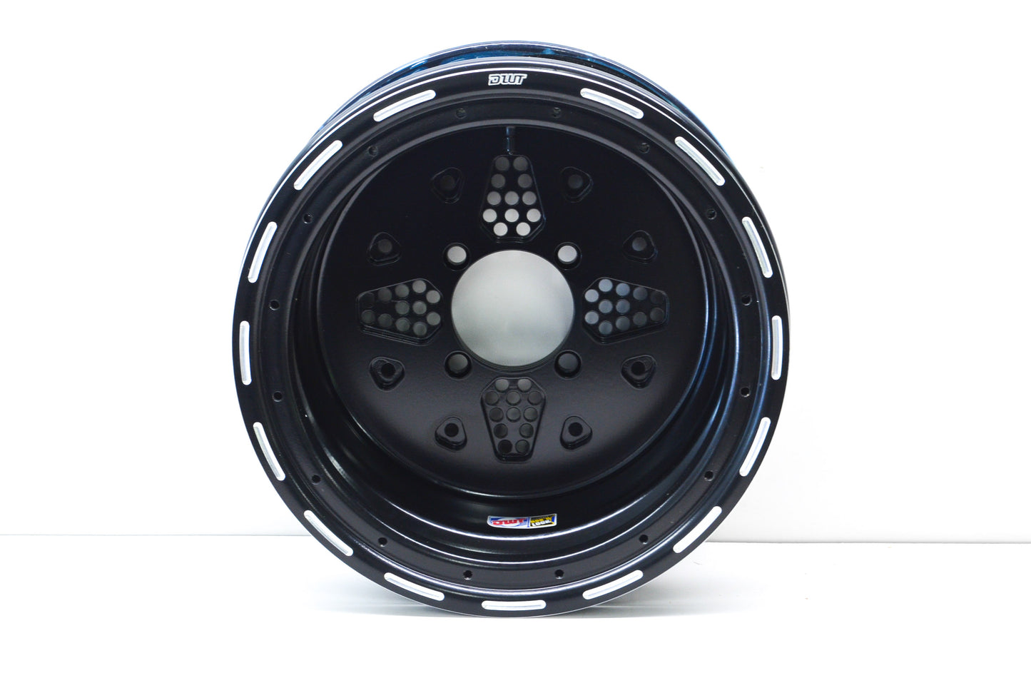 DWT Black Rok'N Lock Beadlock Utility Wheel Rim 14X7 2+5 4/115