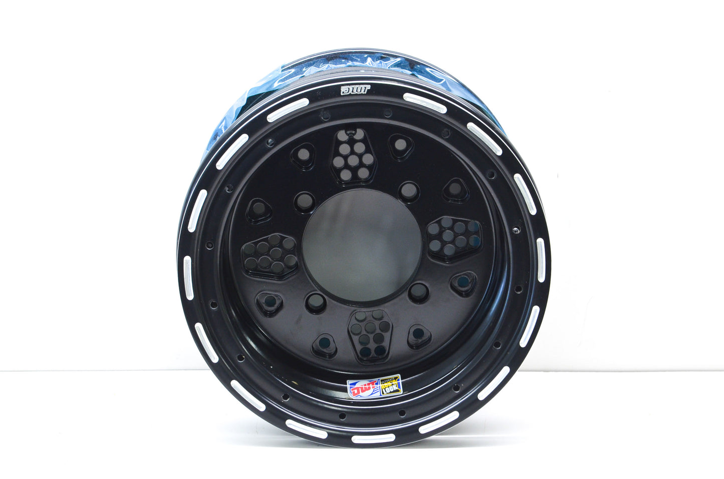 DWT Black Rok'N Lock Beadlock Utility Wheel Rim 12X8 5+3 4/136