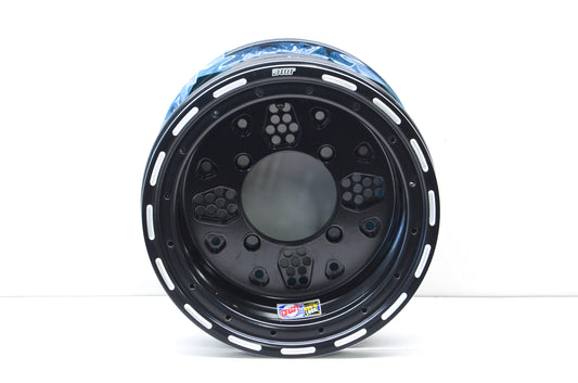 DWT Black Rok'N Lock Beadlock Utility Wheel Rim 12X8 5+3 4/136