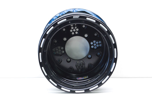 DWT Black Rok'N Lock Beadlock Utility Wheel Rim 12X8 3+5 4/136