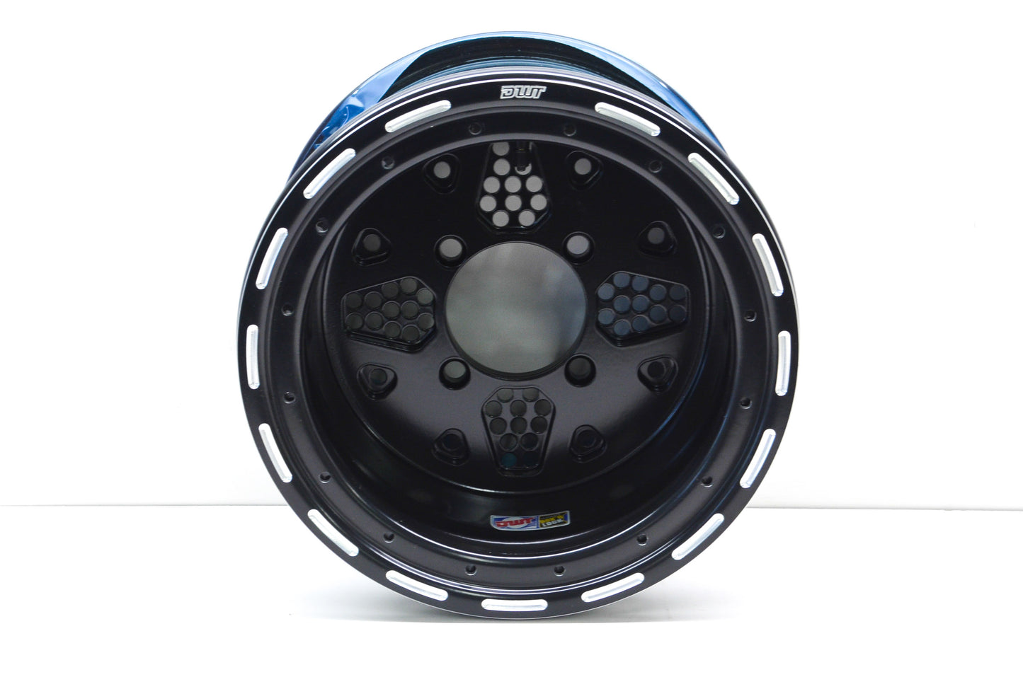 DWT Black Rok'N Lock Beadlock Utility Wheel Rim 12X8 3+5 4/115