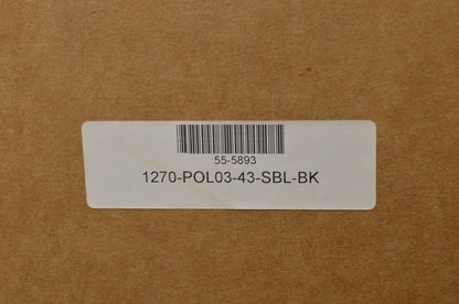 Hiper 1270-PBK03-43-SBL Black Sidewinder Wheel Rim 12X7 4+3 4/156 Beadlock