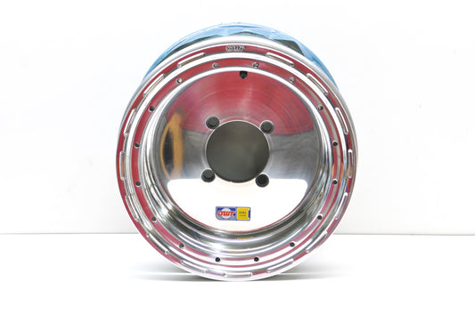 DWT Polished Ultimate Double Rolled Wheel Rim 12X8 5+3 4/110